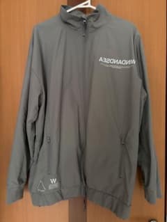 WINDANDSEA トライアングル　ナイロンジャケット　サイズXL グレー WINDANDSEA トライアングル ナイロンジャケット サイズXL グレー