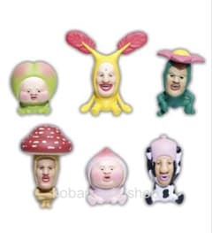 전 6종 컴플리트 코비토지칸 주름 마스코트 피규어 U
