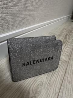 BALENCIAGA 三つ折り財布 ラメ グリッターのサムネイル