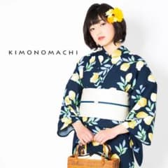 浴衣　セオα セオアルファ　日本製　ポリエステル100% 検) ふりふ　撫松庵 人気 完売 美品 ポリエステル浴衣 検) 撫松庵 セオα セオアルファ