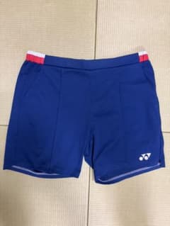 YONEX ヨネックス ハーフパンツ ネイビー　75周年　Lサイズのサムネイル
