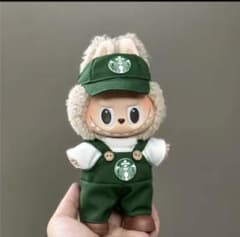 ラブブ ぬい服 スタバ 17cm 着せ替え 3点セットのサムネイル