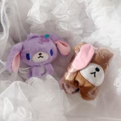 ブルーベリーうさ マスコット くろうさ巾着 2点セットのサムネイル
