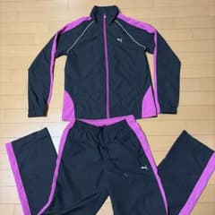 PUMA セットアップ ジャージ ブラック×ピンク Mのサムネイル