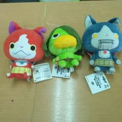 ジバニャン・フミちゃん・コマさん ぬいぐるみセットのサムネイル