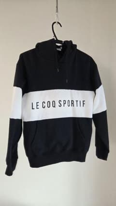 LE COQ SPORTIF プルオーバーパーカー ブラックのサムネイル