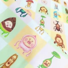 《50×70》코비토즈칸 캐릭터 카쿠레모모지리 박아 천 천」