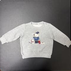 ファミリア familiar トレーナー 80 グレー ファミちゃん 犬 刺繍のサムネイル