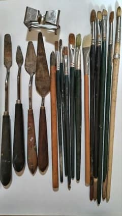 名村大成堂・ホルベイン・文房堂】高級油絵画材セット まとめて17点