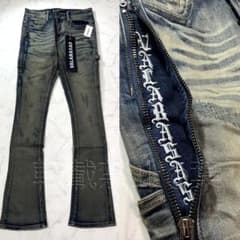 新品未使用 バラバサスVALABASAS ヴィンテージウォッシュフレアデニム S 新品未使用 バラバサスVALABASAS ヴィンテージウォッシュフレアデニム