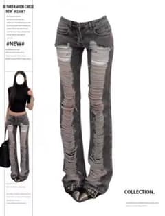 ダメージ デニム y2k 2000s 平成