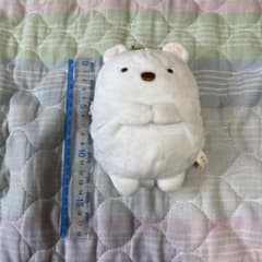 스미코구라시 시로쿠마 봉제인형 패스 케이스