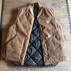 超美品！80s Carhartt ダックベスト XL - メルカリ
