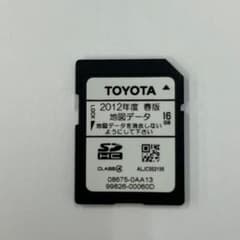 TOYOTA 2012年度春版 地図データ 16GB SDカード 564 - メルカリ