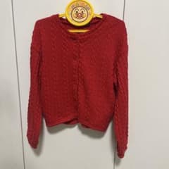 ムージョンジョン　カーディガン　未使用品ですのサムネイル