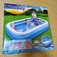 Bestway 262 四角形ビニールプールのサムネイル