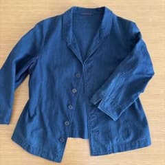 45Rインディゴ綿薄手ジャケットのサムネイル