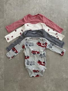 carter's 아기 롬퍼스 4장 세트 12M