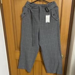 grove チェック柄 ワイドパンツ Mサイズのサムネイル