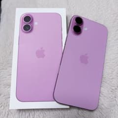 【ほぼ新品】Apple iPhone16Plus 256GB ピンクのサムネイル