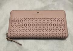 kate spade 長財布 ラウンドファスナー ピンク　シダーストリートのサムネイル