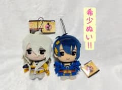 刀剣乱舞 ぬいっこぬいぐるみ マスコット 2種セット 三日月宗近 小狐丸のサムネイル