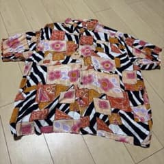 古着 幾何学模様 半袖シャツのサムネイル