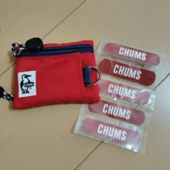CHUMS レッド コインケース 小型のサムネイル