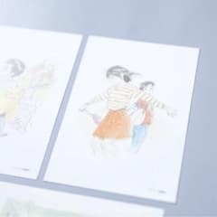 【希少】海がきこえる 原作小説挿画ポストカードセット(新品未開封)