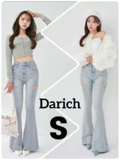 未開封】Darich ドロップビジューフレアデニムパンツ Sサイズ - メルカリ