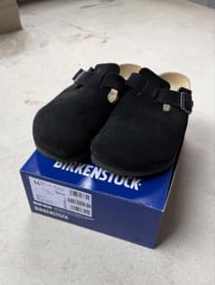 BIRKENSTOCK Boston スエード ブラック 44 ビルケン - メルカリ