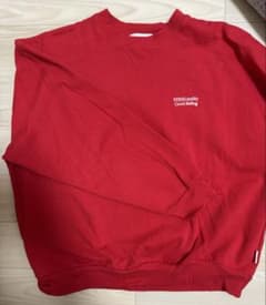 FFEIN スウェット レッド Lのサムネイル