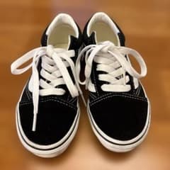 VANS キッズ スニーカー ブラック 19cmのサムネイル
