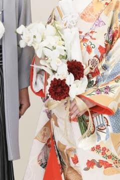 前撮りで使用したブーケですのサムネイル