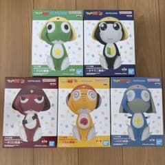 ケロロ軍曹　おおきなSOFVIMATES フィギュア　ソフビ　ケロロ小隊　5体