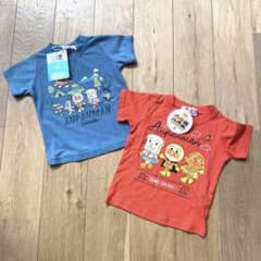 新品タグ付き　アンパンマンTシャツ　80 セットのサムネイル