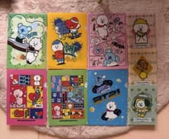 BTS 반탄 BT21 클리어 파일 9장 세트