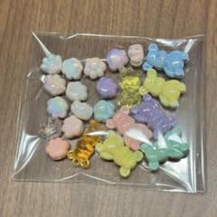 【訳あり】ビーズミックス　ベア　肉球　猫のサムネイル
