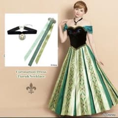 れーシークレットハニー　アナ雪　アナ　戴冠式　ドレス 仮装　コスプレ　衣装 dハロ シークレットハニー アナ雪 戴冠式 アナ 衣装 仮装 ドレス 大人