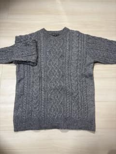 Eddie Bauer ケーブルニット グレー Mのサムネイル