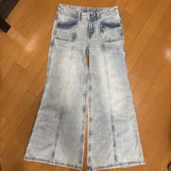 H&Mワイドレッグデニム EUR34のサムネイル