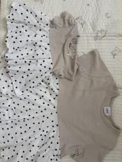 petit main LIEN 親子リンクコーデ ペプラム Tシャツ 90cmのサムネイル