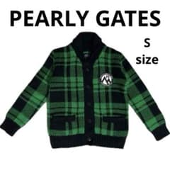 PEARLY GATES パーリーゲイツ 厚手ニットカーディガン レディース S