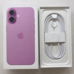 Apple iPhone 16 ピンク空箱　Lightningケーブル付きのサムネイル