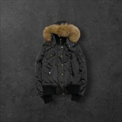 00s archive 短丈 ファー ミリタリージャケット N-2B y2k 黒 - メルカリ