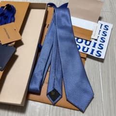 新品✨箱袋付❗️LOUIS VUITTON ネクタイ メンズ シルク イタリア製