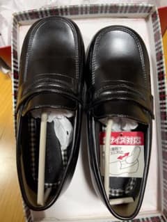 【美品】 TOPVALU トップバリュ　ローファー　ブラック　19.5〜20cmのサムネイル