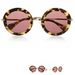 miumiuサングラス　ラウンド　ケース無しのサムネイル