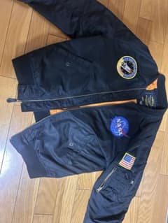 ALPHA INDUSTRIES NASA MA-1ジャケット Mのサムネイル