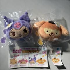 リンリン鈴ぬいぐるみ　日焼けデザイン　クロミとポムポムプリンのサムネイル